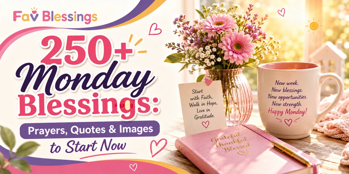 Read more about the article Monday Blessings: Prayers, Quotes & Images to Start Your Week