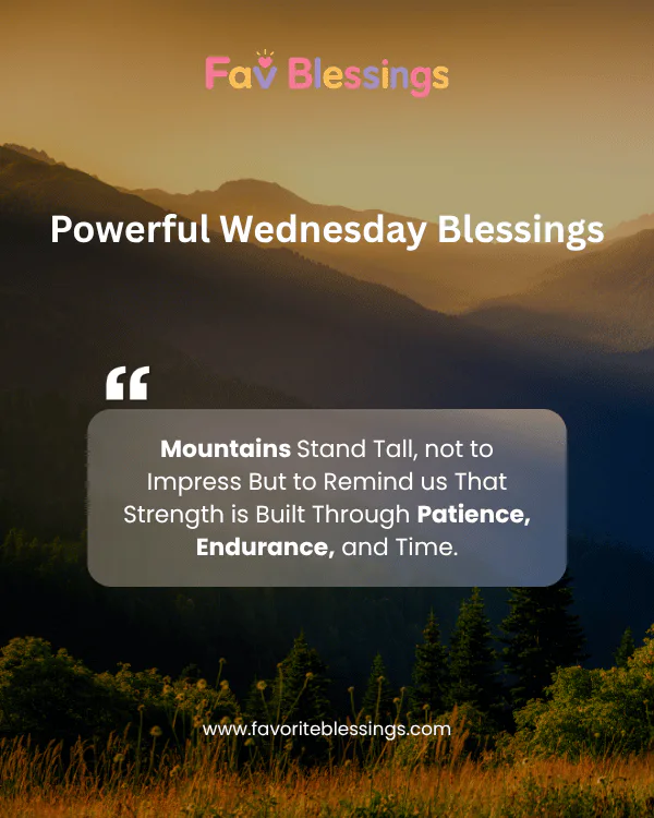 Powerful Wednesday Blessings