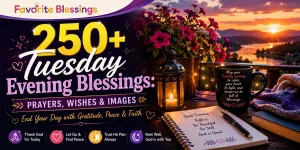 Read more about the article Tuesday Evening Blessings to End Your Day in Peace