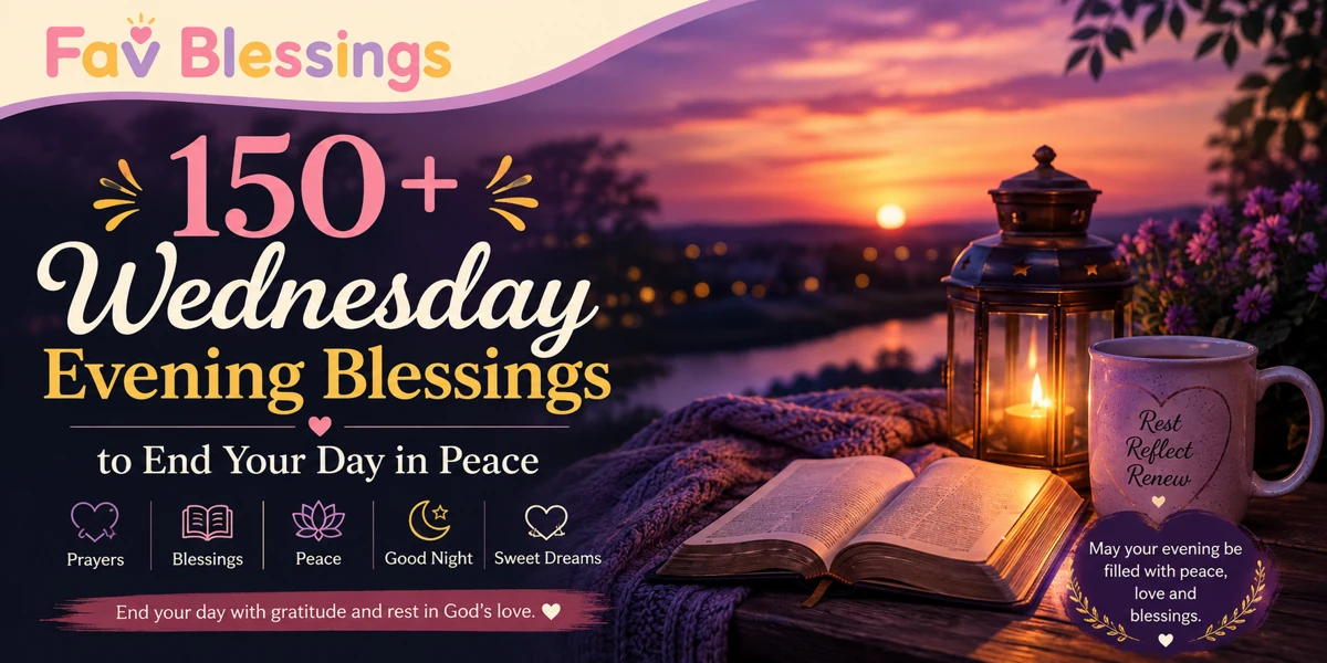 Read more about the article 150+ Wednesday Evening Blessings to End Your Day in Peace