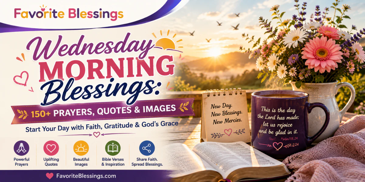 Read more about the article 150+ Wednesday Morning Blessings to Start Your Day Right