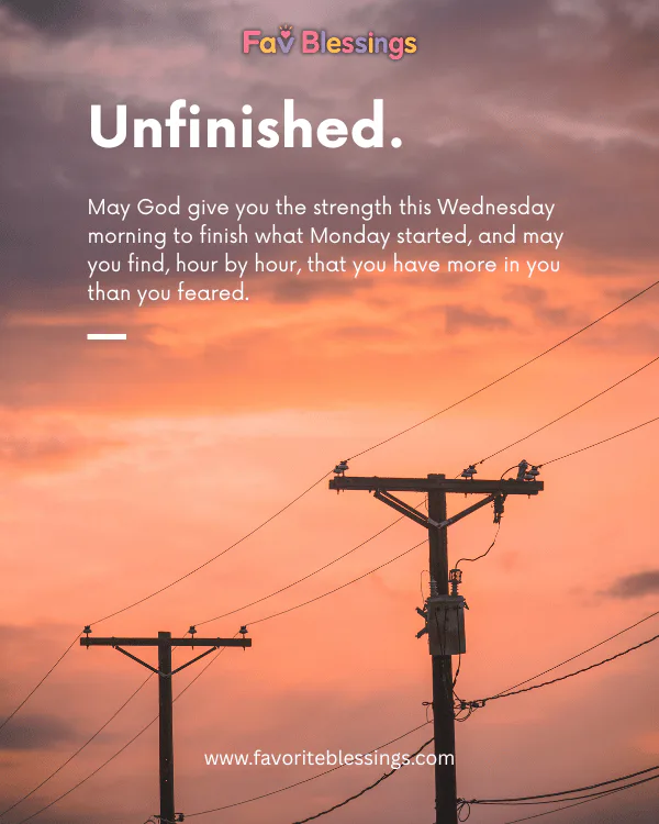 Wednesday Morning Blessings for Strength