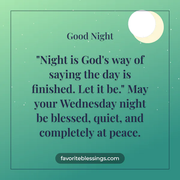Blessed Wednesday Night Quotes