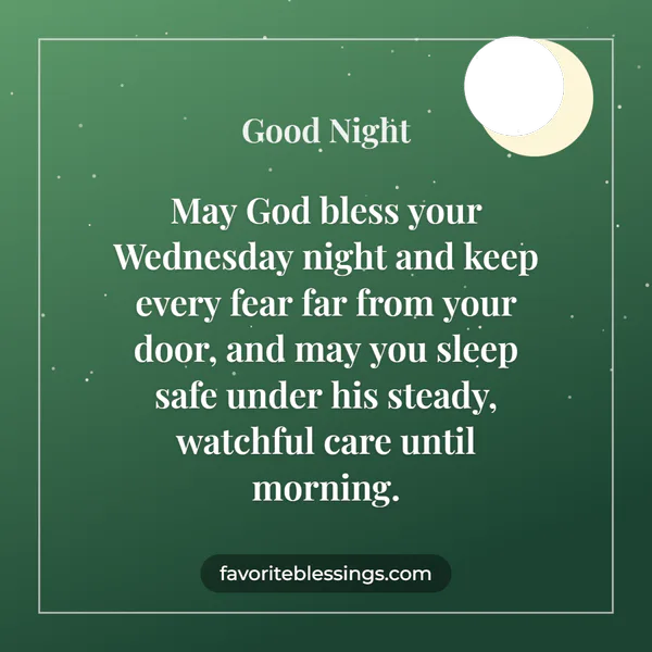 Good Wednesday Night God Bless Messages