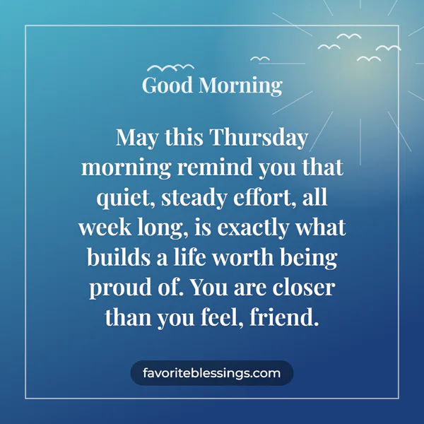 Inspirational Thursday Morning Blessings