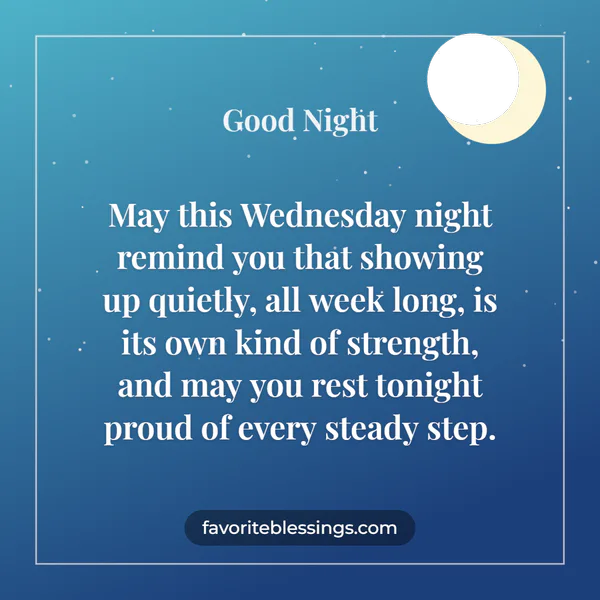Inspirational Wednesday Night Blessings