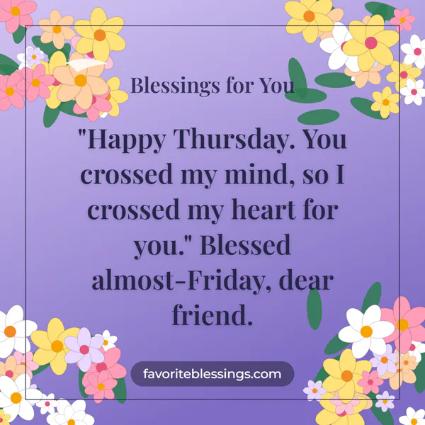 Thursday Blessings Images and Quotes