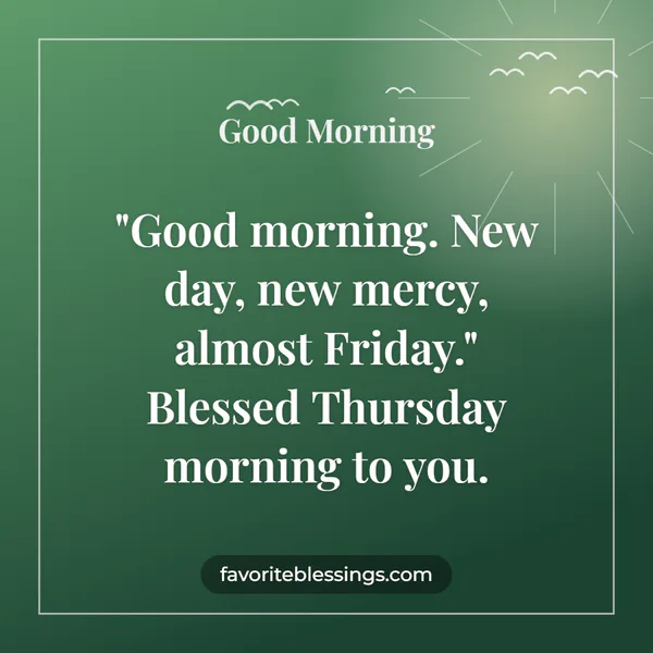 Thursday Morning Blessings Images to Share