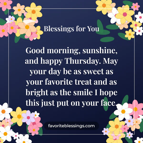 Thursday Morning Blessings and Prayers