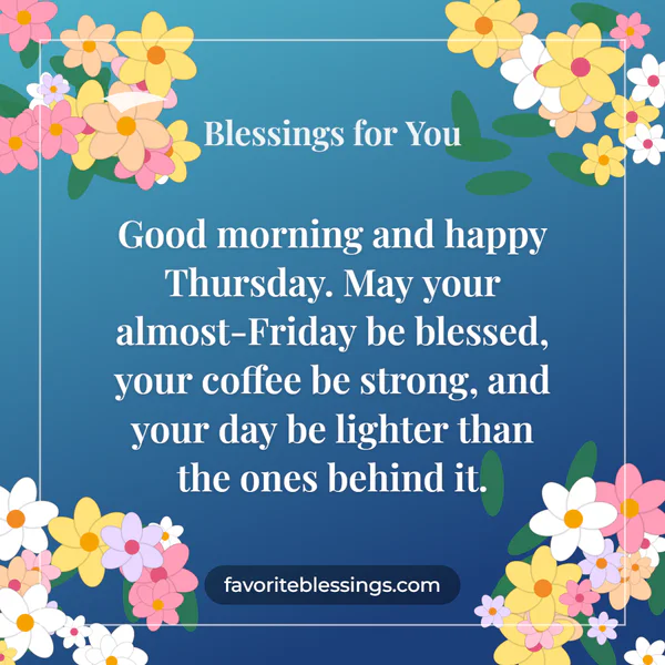 Top 5 Thursday Morning Greetings
