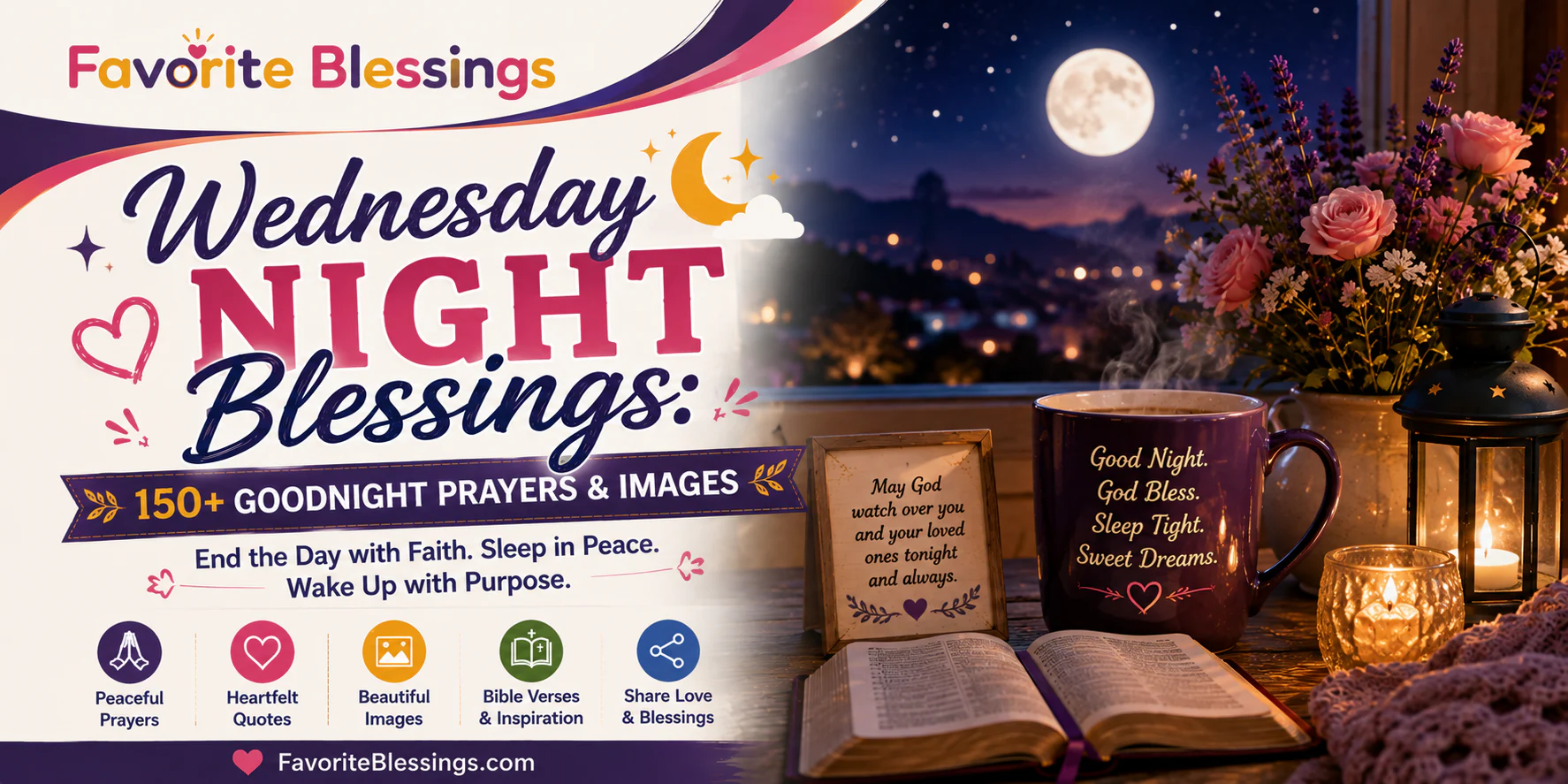 Read more about the article Wednesday Night Blessings for Peaceful Sleep