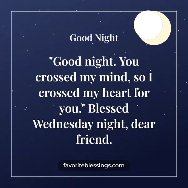 Wednesday Night Blessings Images and Quotes