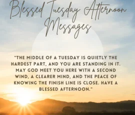 Blessed Tuesday Afternoon Messages