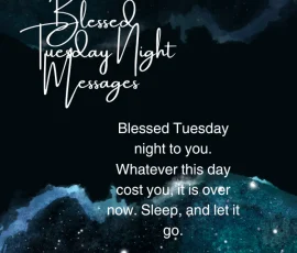 Blessed Tuesday Night Messages