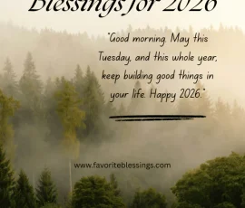 Happy Tuesday Blessings for 2026