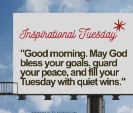 Inspirational Tuesday Blessings and Wishes