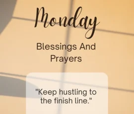 Monday blessings and prayers