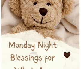 Monday night blessings for whatsapp