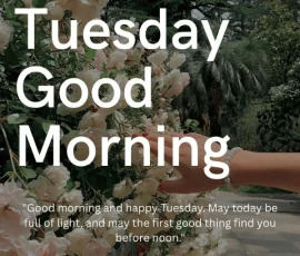 Positive Good Morning Tuesday Blessings