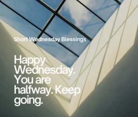 Short Wednesday Blessings
