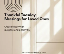 Thankful Tuesday Blessings for Loved Ones