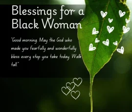 Tuesday Morning Blessings for a Black Woman