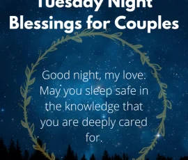 Tuesday Night Blessings for Couples