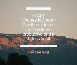 Wednesday Blessings for Coworkers