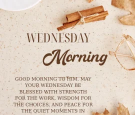 Wednesday Morning Blessings for Him